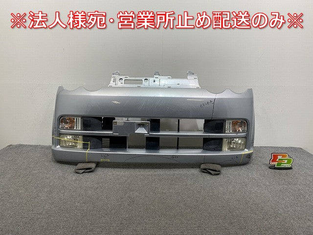 ムーヴ カスタム L150S/L152S/L160S 純正 フロント バンパー フォグ付 52119-B2030 ブライトシルバーメタリック S28 ダイハツ(141332)