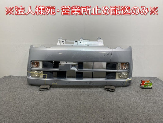 ムーヴ カスタム L150S/L152S/L160S 純正 フロント バンパー フォグ付 52119-B2030 ブライトシルバーメタリック S28 ダイハツ(141332)