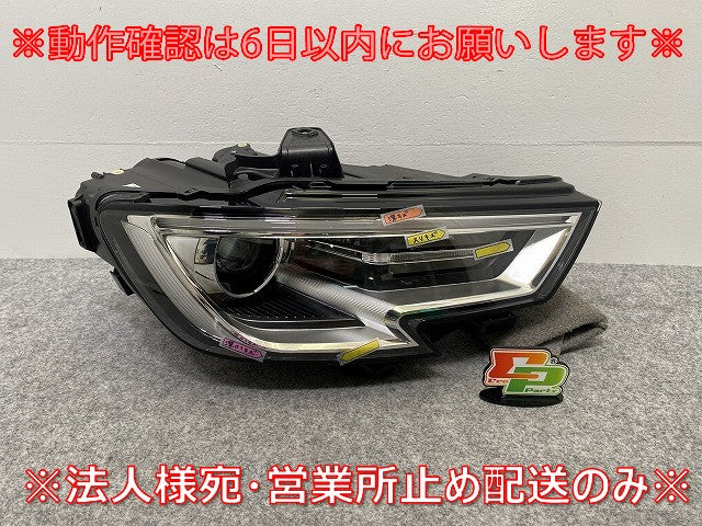 新品!A3 8V系 2017-2020 純正 後期 右 ヘッドライト/ランプ キセノン HID VALEO 8V0 941 044 F アウディ(141499)