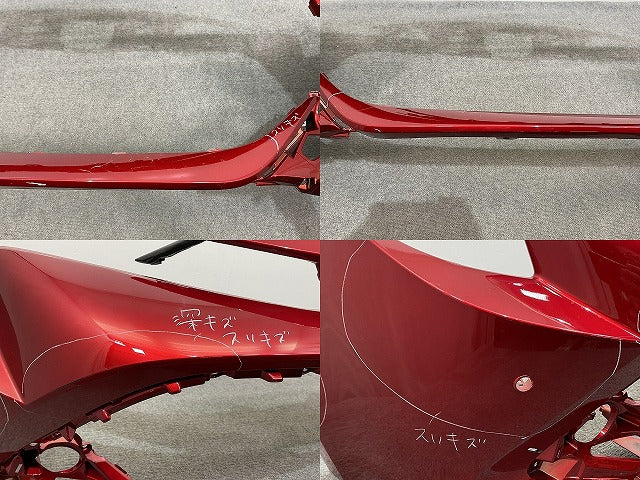 カローラ スポーツ 210系/NRE210H/NRE214H/ZWE211H/ZWE213H/ZWE219H/MZEA12H 純正 フロントバンパー 52119-12G20/30 レッドIII 3U9(141577)