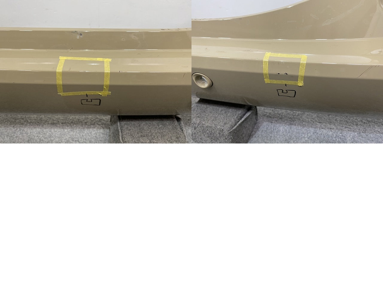 シエンタ MXPC10G ハイブリッド/MXPL10G/MXPL15G 純正 リア バンパー 52159-52C70 ベージュ 4V6 トヨタ(141599)