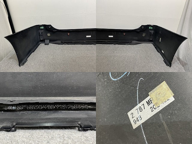 アルファード/ヴェルファイア 30系/AGH30W/AGH35W/GGH30W/GGH35W リア バンパー 52159-58190/ ブラック 202 トヨタ(141681)