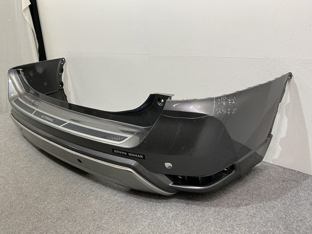 エクストレイル/X-TRAIL T32/NT32/HT32/HNT32 純正 後期 リア バンパー 85022 6FR0H ダークメタルグレーメタリック KAD 日産(141701)
