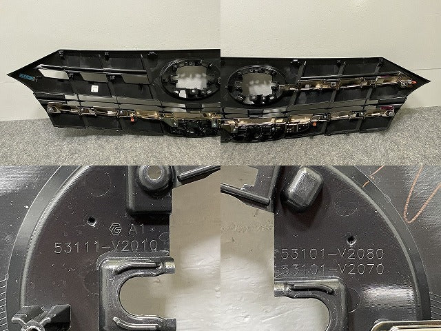 新車取り外し!アルファード 40/AGH40W/AGH45W 純正 フロント グリル/ラジエーターグリル カメラ穴付 53111-V2010 ガンメタ トヨタ(141708)
