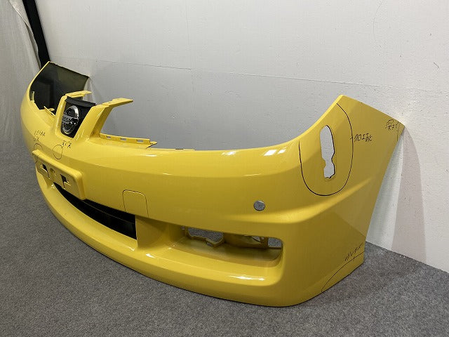 ウィングロード Y12/JY12/NY12 純正 フロント バンパー 62022 CV740 ストームイエロー E60 日産(141736)