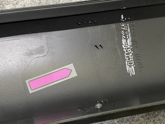 RX Fスポーツ 350/500h/TALA15/TALH17 純正 左 フロント サイドステップ/サイドスカート 75072-48130 ブラック レクサス(141797)