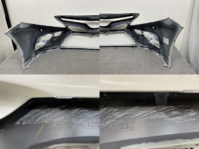 カムリ 70系/AXVH70/AXVH75 純正 前期 フロント バンパー 52119-33B00 プラチナホワイトパールマイカ 089 トヨタ(141863)