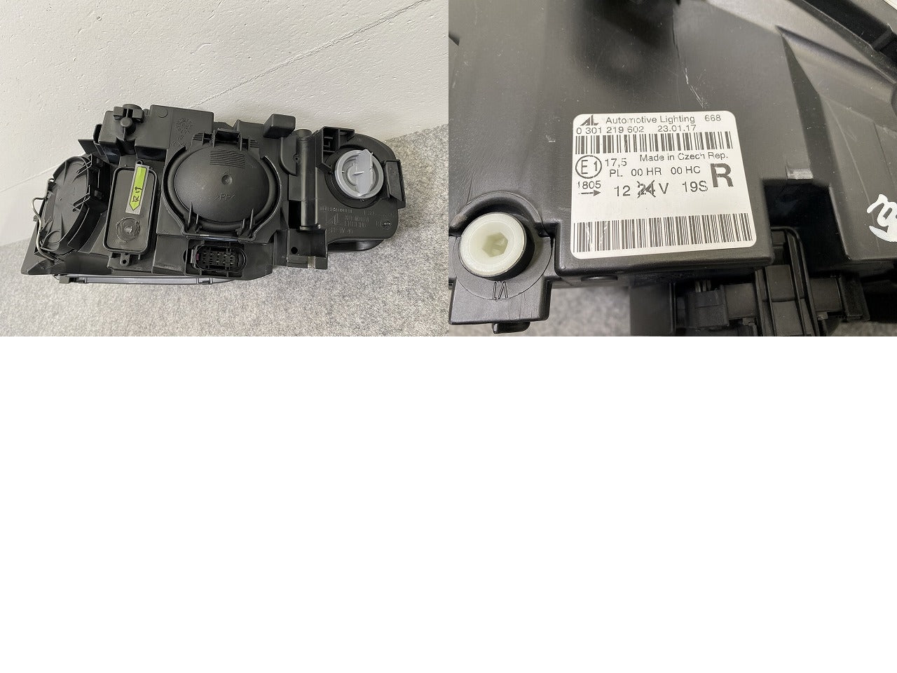 A4(B6) A4(B6)8Eアウディ/Audi 純正 右 ヘッドライト/ランプ ハロゲン AL Automotive Lighting 0 301 219 602 アウディ(141943)