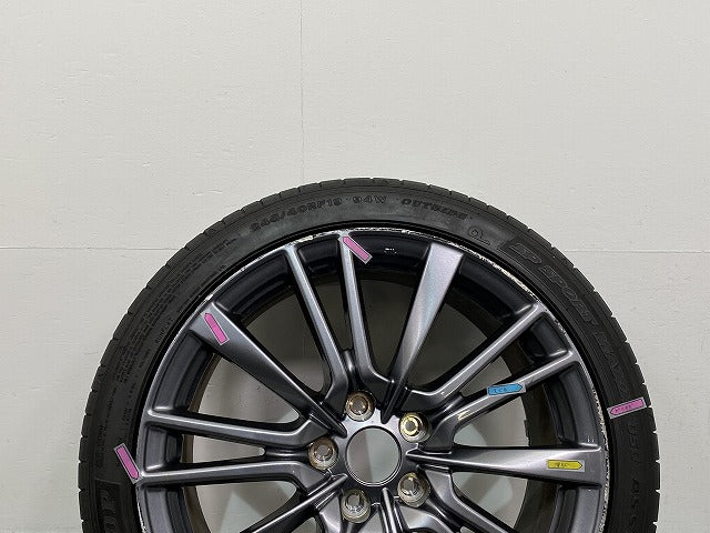 スカイライン/SKYLINE 400R/RV37 純正 タイヤホイールセット ラジアル 1本のみ 19x8.5/ET50/5穴 5H/PCD115/ハブ径65mm 日産(142020)