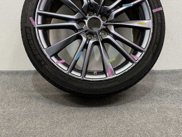 スカイライン/SKYLINE 400R/RV37 純正 タイヤホイールセット ラジアル 1本のみ 19x8.5/ET50/5穴 5H/PCD115/ハブ径65mm 日産(142020)