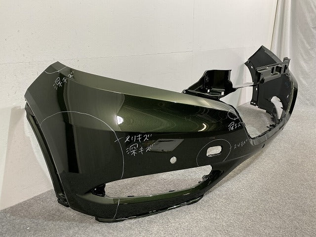 ヴェゼル/VEZEL RU1/RU2/RU3/RU4 純正 前期 フロント バンパー 71101-T7A-N000 ミスティグリーンパール G539P ホンダ(142089)
