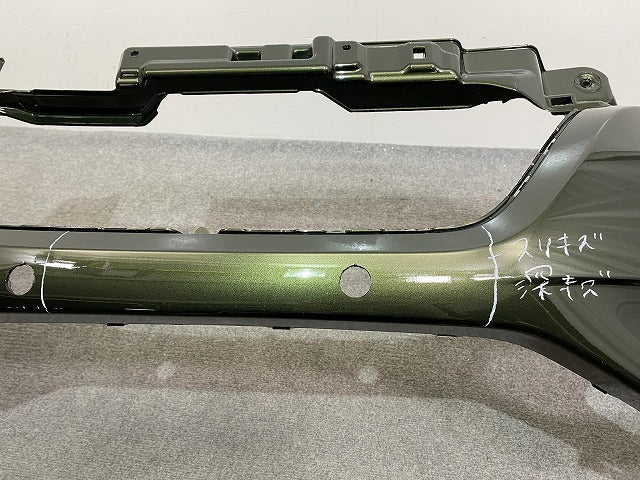 ヴェゼル/VEZEL RU1/RU2/RU3/RU4 純正 前期 フロント バンパー 71101-T7A-N000 ミスティグリーンパール G539P ホンダ(142089)