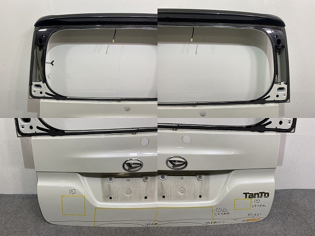 タント LA600S/LA610S 純正 リアゲート/バックドア/リアハッチ 内張り付 67149-B2380/67149B380 ホワイト メタリック ダイハツ(142149)