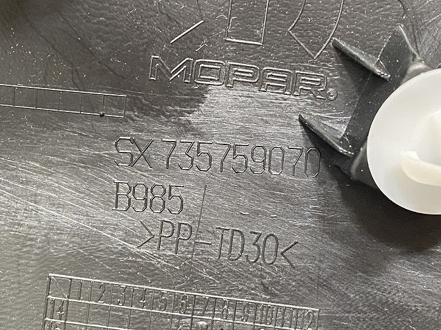 新品!500X 33413/33414 純正 左 フロント フェンダーアーチモール/オーバーフェンダー SX 735759070 素地 フィアット(142353)