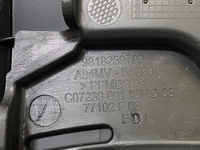 新品!2008 リア バンパーストリップ 9818259780 素地 プジョー(142417)