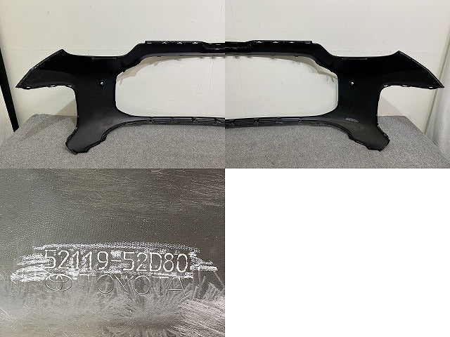 新車取り外し!シエンタ MXPC10G ハイブリッド/MXPL10G/MXPL15G 純正 フロント バンパー 52119-52D80 ブラック 202 トヨタ(142484)