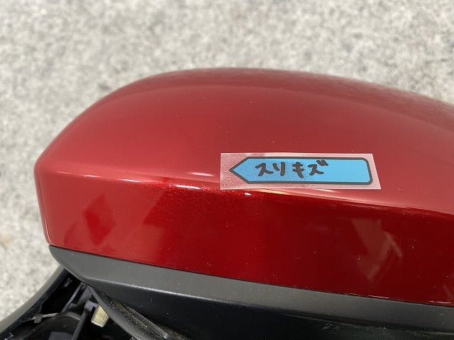 ノート/NOTE E13/SNE13 純正 左 ドアミラー 13線 カメラウインカー付 ICHIKOH 8345/5435 ガーネットレッド NBF 日産(142606)