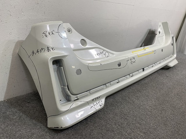 スペーシア カスタム MK53S 純正 リア バンパー 71811-79R5/79R6 ピュアホワイトパール ZVR スズキ(142619)