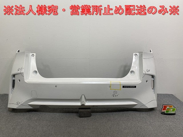 ノート/NOTE E13/SNE13 純正 リア バンパー 85022 6XK0H ピュアホワイトパール QAC 日産(142631)