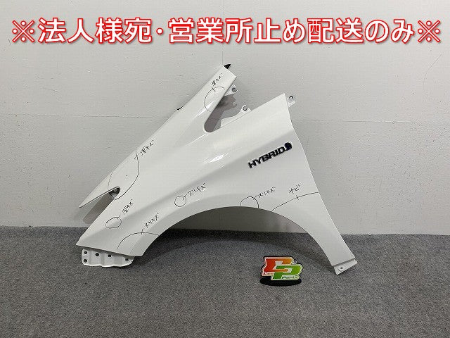 プリウス 30系/ZVW30 純正 左 フロント フェンダー スーパーホワイトII 040 トヨタ(142717)