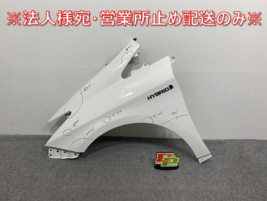 プリウス 30系/ZVW30 純正 左 フロント フェンダー スーパーホワイトII 040 トヨタ(142717)