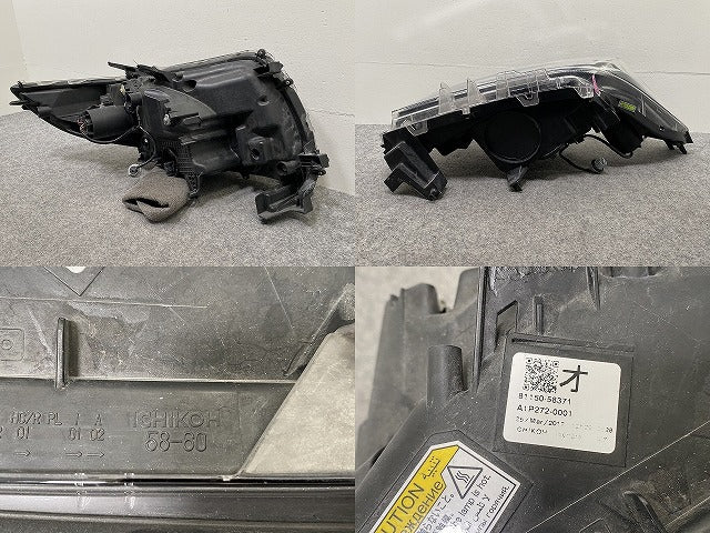 アルファード S/ハイブリッド 30系/AGH30W/35W/GGH30W/35W/AYH30W 純正 前期 左 ヘッドライト/LED  刻印オ 58-60/81150-58371(142721)