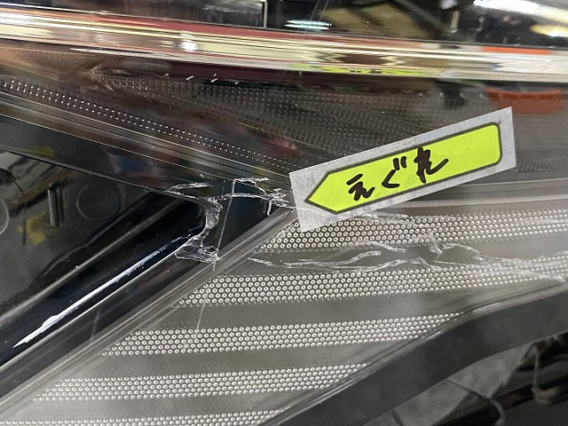 サクラ/SAKURA B6AW 純正 左 ヘッドライト/ランプ LED レベライザー 刻印X KOITO 100-2378J 26062-7PB0A ブラック ソリッド 日産(142775)