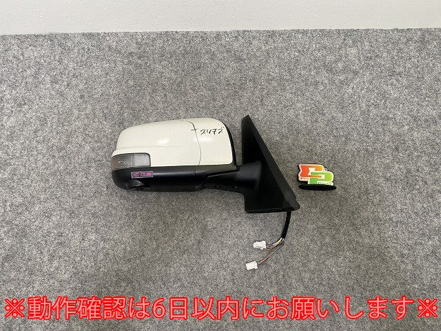 セレナ S/X/G C26/NC26 ハイブリッド/HC26 純正 右 ドアミラー 9線 ウインカーカメラ付 Murakami 9774/2939 ホワイトパール(142795)