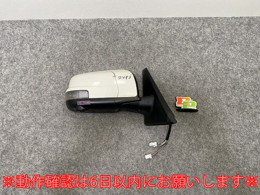 セレナ S/X/G C26/NC26 ハイブリッド/HC26 純正 右 ドアミラー 9線 ウインカーカメラ付 Murakami 9774/2939 ホワイトパール(142795)