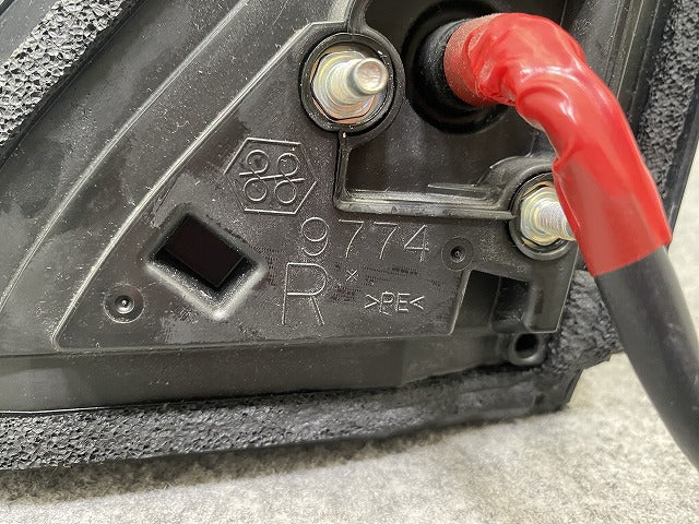 セレナ S/X/G C26/NC26 ハイブリッド/HC26 純正 右 ドアミラー 9線 ウインカーカメラ付 Murakami 9774/2939 ホワイトパール(142795)