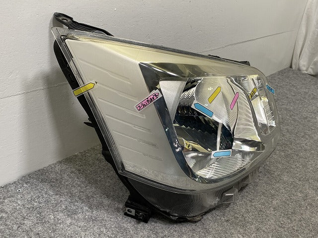ムーヴ LA150S/LA160S 純正 右 ヘッドライト/ランプ ハロゲン レベライザー 刻印SR ICHIKOH 1912 81130-B2560 ダイハツ(142798)