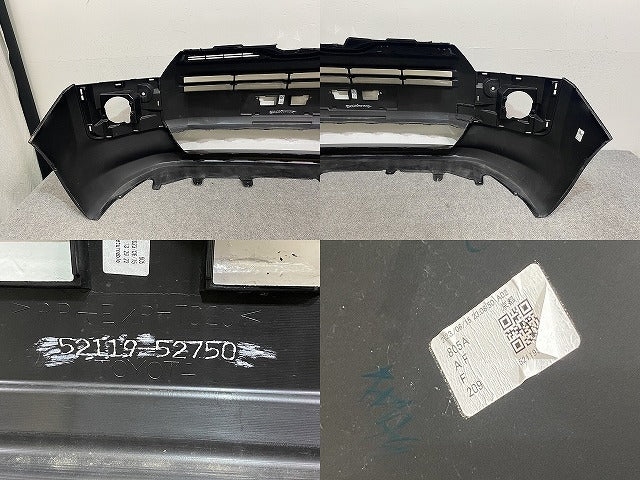 プロボックス/サクシード NCP160V/NCP165V/NHP160V 純正 フロント バンパー 52119-52750 ブラックマイカ 209 トヨタ(142834)