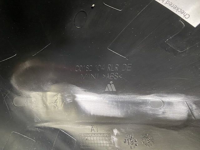 新品!ミニ F54/F55/F56/F57 純正 右 ドアミラー カバー チェッカーフラッグ C0128 104 RLR DE 51162409450 MINI(142840)
