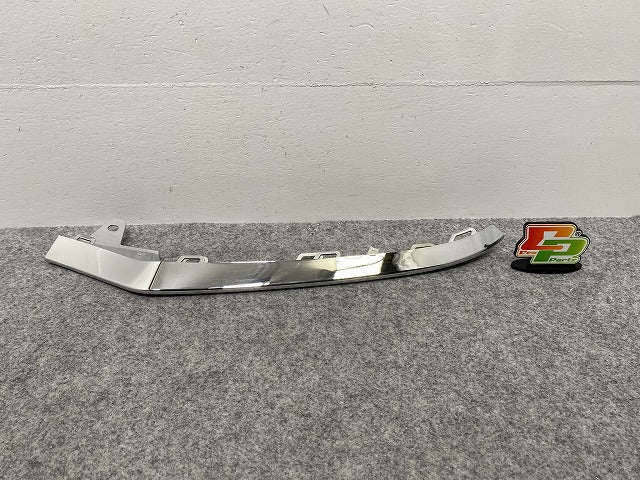 新品!Eクラス W212 純正 右 フロント バンパー ロアモール A212 885 28 74 A 2128852874 メッキ メルセデスベンツ(142844)