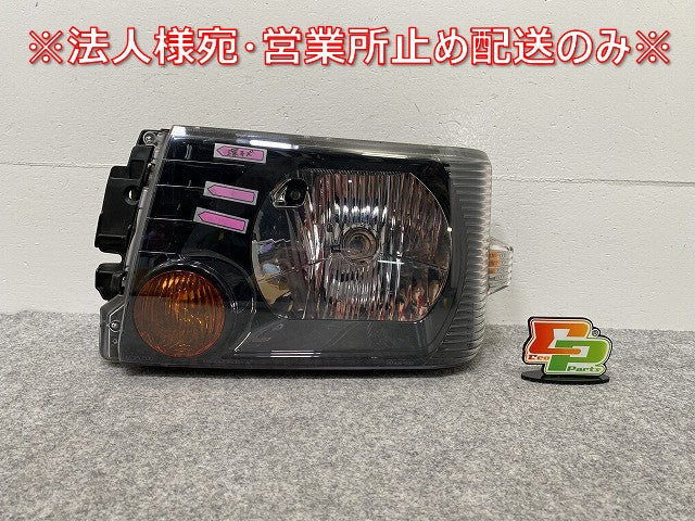 ミニキャブ/クリッパー U61V/U62V/U71V/U72V 純正 中期 左 ヘッドライト/ランプ ハロゲン STANLEY P5701 ブラック ソリッド 三菱(142900)
