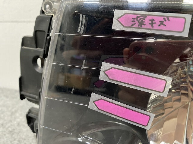 ミニキャブ/クリッパー U61V/U62V/U71V/U72V 純正 中期 左 ヘッドライト/ランプ ハロゲン STANLEY P5701 ブラック ソリッド 三菱(142900)