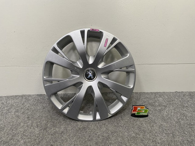新品!208 純正  ホイールキャップ 15インチ 9808491477 98084914TW シルバー メタリック プジョー(142948)