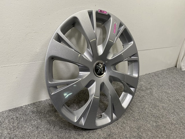 新品!208 純正  ホイールキャップ 15インチ 9808491477 98084914TW シルバー メタリック プジョー(142948)