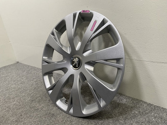 新品!208 純正  ホイールキャップ 15インチ 9808491477 98084914TW シルバー メタリック プジョー(142948)