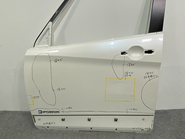 セレナ/ハイウェイスター C27/GFC27/GFNC27 e-POWER/HFC27 純正 左 フロント ドア ブリリアントホワイトパール QAB 日産(142983)