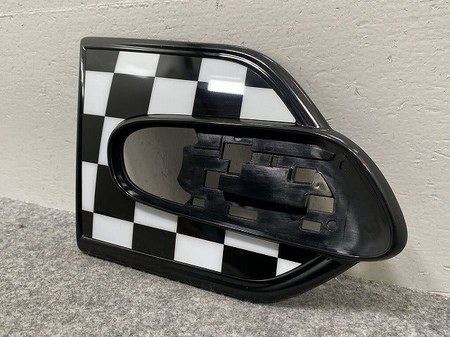 新品!ミニ F55/F56/F57 純正 右 スカットル トリム チェッカーフラッグ 51 142357 010 ホワイト ソリッド MINI(142985)