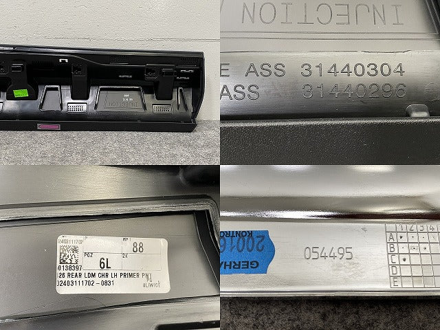 新品!XC60 UB UD 系 純正 左 リア ドア サイドパネル 31440304/296 V 40007009 サフ ボルボ(143021)
