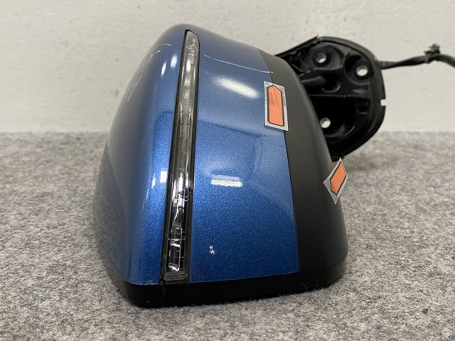 ノート/NOTE E12/NE12 e-POWER/HE12/SNE12 純正 右 ドアミラー 8線 ウインカー付  G579/G531 96301-5WJ2A シャイニングブルー RAW(143027)