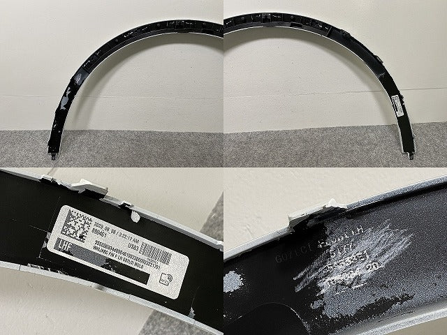 X7 G07 純正 左 フロント フェンダーアーチモール/オーバーフェンダー 105034 20 アルピンホワイト 4090 BMW(143031)