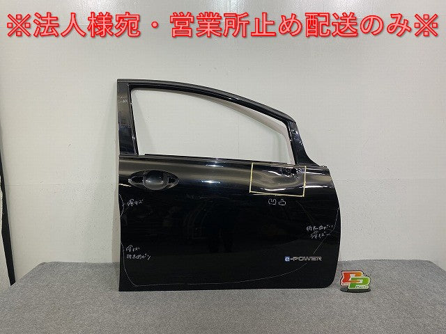 ノート/NOTE E12/NE12 e-POWER/HE12/SNE12 右 フロント ドア スーパーブラック KH3 日産(143051)