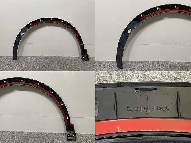 新品!Q3 8U系 2011-2019 純正 右 フロント フェンダーアーチモール/オーバーフェンダー 8U0.853.718.A 8U0853718AGRU アウディ(143086)