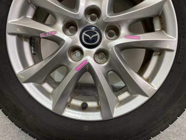 アクセラ BM/BM5FP/BM5AP 純正 タイヤホイールセット ラジアル 1本のみ 16x6.5/ET50/5穴 5H/PCD114.3/ハブ径66mm 9965E76560(143091)