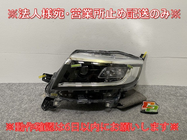 スペーシア カスタム/フレアワゴンカスタムスタイル MK53S/MM53S 純正 左 ヘッドライト/ランプ LED レベ ICHIKOH 1960/35018-79R51(143094)