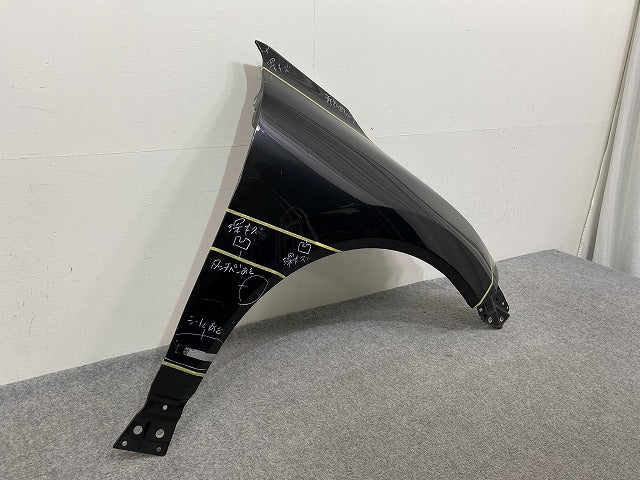 ハリアー 80系/MXUA80/MXUA85 ハイブリッド/AXUH80/AXUH85 PHEV/AXUP85 純正 右 フロント フェンダー プレシャスブラックパール (143162)