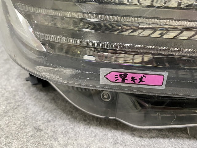ヴェルファイア 30系/AGH30W/AGH35W/GGH30W/GGH35W ハイブリッド/AYH30W 純正 前期 右 ヘッドライト/ランプ LED 刻印コ 58-65(143297)